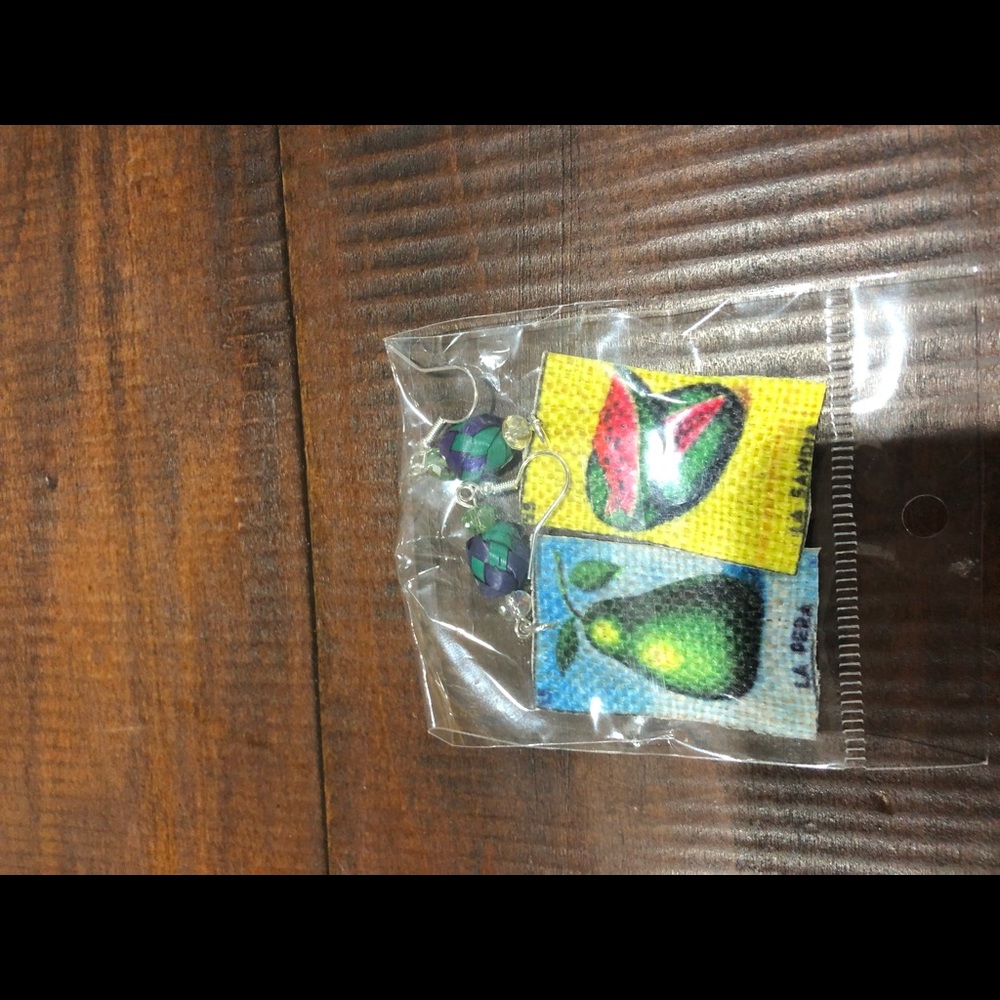 Hand Made Earrings! Inspired by the Loteria!